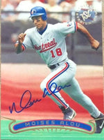 Moises Alou Signed 1996 Stadium Club Baseball Card - Montreal Expos