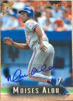 Moises Alou Signed 1996 Topps Gallery Baseball Card - Montreal Expos