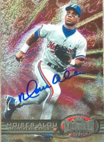 Moises Alou Signed 1997 Metal Universe Baseball Card - Montreal Expos