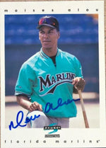 Moises Alou Signed 1997 Score Baseball Card - Florida Marlins