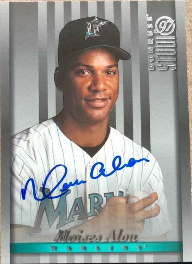 Moises Alou Signed 1997 Studio Baseball Card - Florida Marlins - PastPros