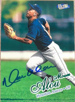 Moises Alou Signed 1998 Fleer Ultra Baseball Card - Houston Astros