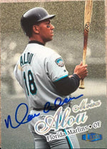 Moises Alou Signed 1998 Fleer Ultra Gold Medallion Baseball Card - Florida Marlins - PastPros