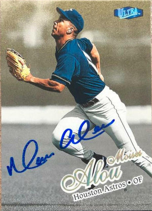 Moises Alou Signed 1998 Fleer Ultra Gold Medallion Baseball Card - Houston Astros - PastPros