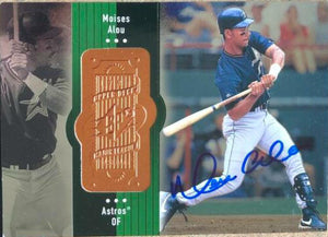 Moises Alou Signed 1998 SPx Finite Baseball Card - Houston Astros - PastPros