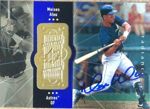 Moises Alou Signed 1998 SPx Finite Radiance Baseball Card - Houston Astros - PastPros