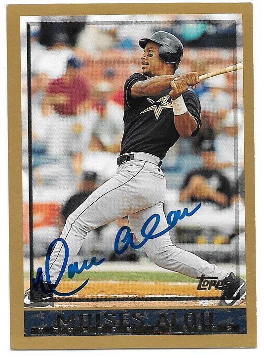 Moises Alou Signed 1998 Topps Baseball Card - Houston Astros - PastPros