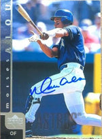 Moises Alou Signed 1998 Upper Deck Baseball Card - Houston Astros