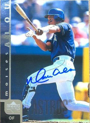 Moises Alou Signed 1998 Upper Deck Baseball Card - Houston Astros - PastPros