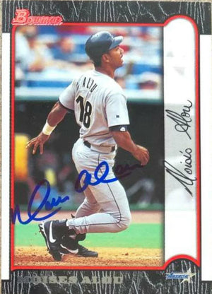 Moises Alou Signed 1999 Bowman Baseball Card - Houston Astros - PastPros