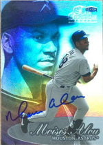 Moises Alou Signed 1999 Flair Showcase Row 3 Baseball Card - Houston Astros