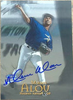 Moises Alou Signed 1999 Fleer Brilliants Baseball Card - Houston Astros
