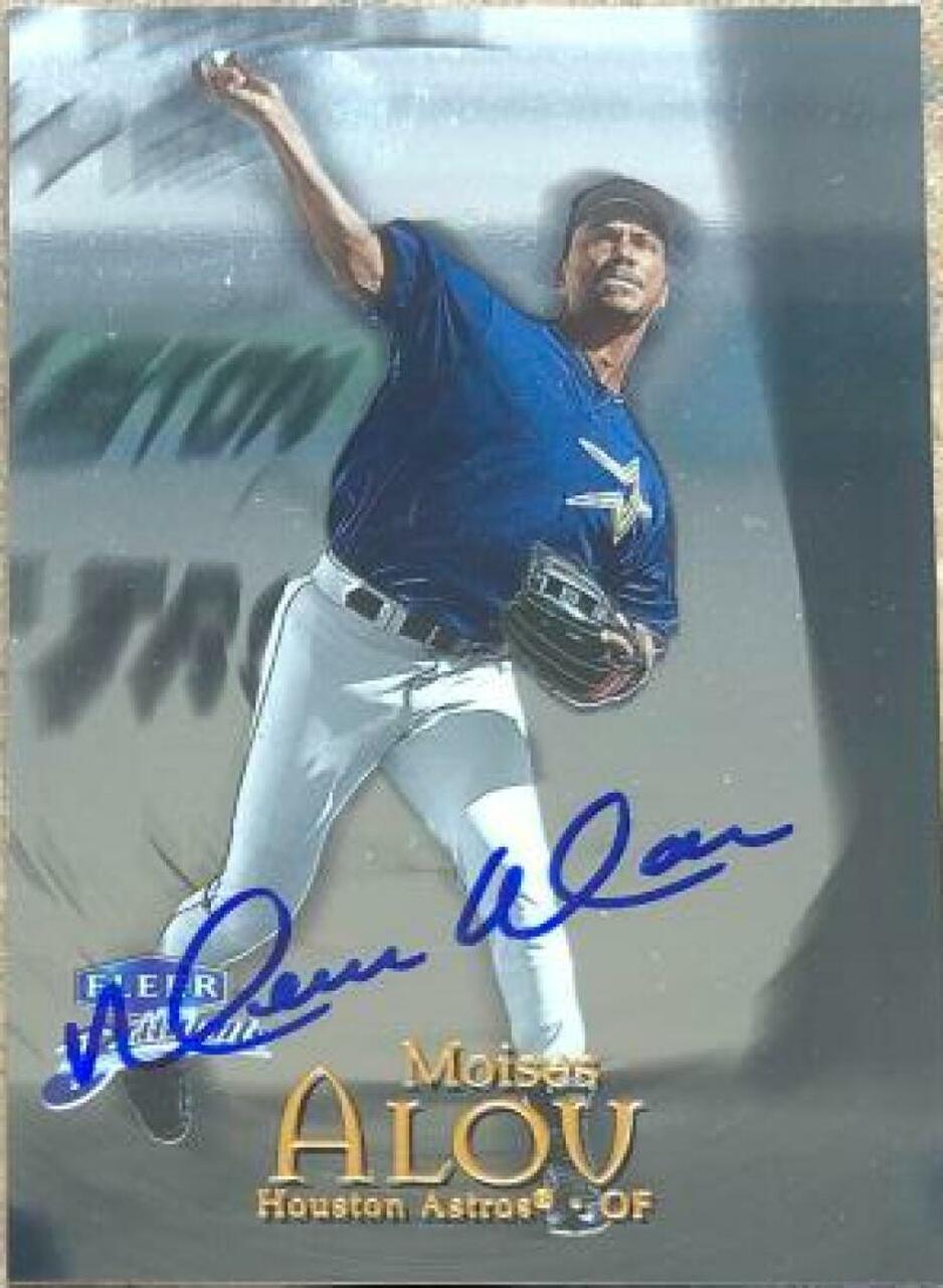 Moises Alou Signed 1999 Fleer Brilliants Baseball Card - Houston Astros - PastPros