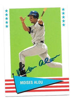 Moises Alou Signed 1999 Fleer - Vintage '61 Baseball Card - Houston Astros