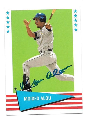 Moises Alou Signed 1999 Fleer - Vintage '61 Baseball Card - Houston Astros - PastPros