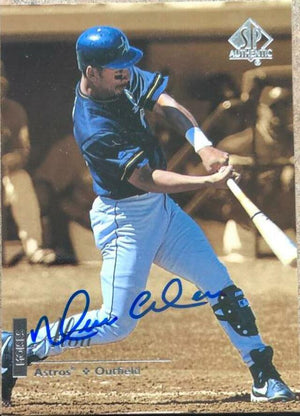 Moises Alou Signed 1999 SP Authentic Baseball Card - Houston Astros - PastPros