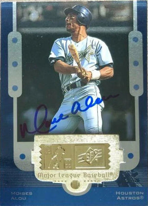 Moises Alou Signed 1999 SPx Baseball Card - Houston Astros