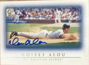 Moises Alou Signed 1999 Topps Gallery Baseball Card - Houston Astros - PastPros