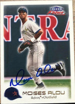 Moises Alou Signed 2000 Fleer Focus Baseball Card - Houston Astros