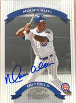Moises Alou Signed 2002 Donruss Classics Baseball Card - Chicago Cubs
