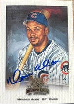 Moises Alou Signed 2002 Donruss Diamond Classics Baseball Card - Chicago Cubs