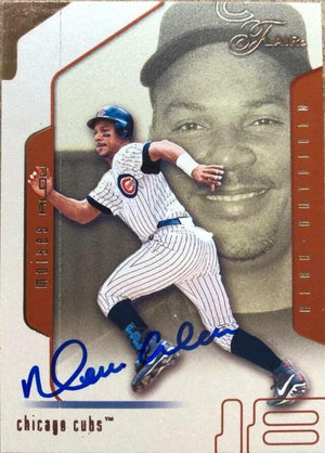 Moises Alou Signed 2002 Flair Baseball Card - Chicago Cubs - PastPros