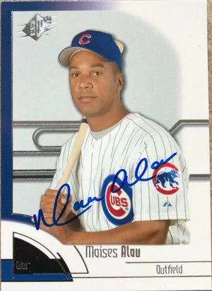 Moises Alou Signed 2002 SPx Baseball Card - Chicago Cubs