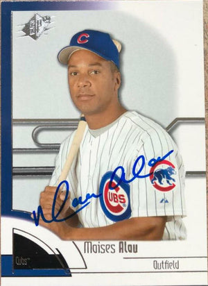 Moises Alou Signed 2002 SPx Baseball Card - Chicago Cubs - PastPros