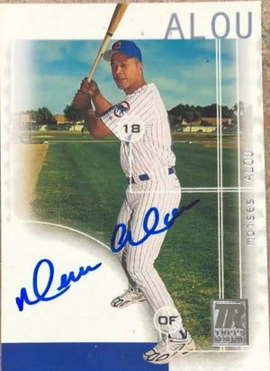 Moises Alou Signed 2002 Topps Reserve Baseball Card - Chicago Cubs