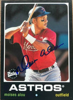Moises Alou Signed 2002 Upper Deck Vintage Baseball Card - Houston Astros
