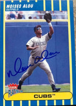 Moises Alou Signed 2003 Fleer Platinum Baseball Card - Chicago Cubs
