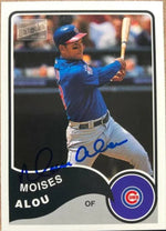 Moises Alou Signed 2003 Topps Bazooka Baseball Card - Chicago Cubs
