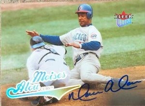Moises Alou Signed 2004 Fleer Ultra Baseball Card - Chicago Cubs