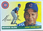 Moises Alou Signed 2004 Topps Heritage Baseball Card - Chicago Cubs (new logo)