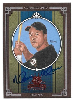 Moises Alou Signed 2005 Donruss Diamond Kings Baseball Card - San Francisco Giants - PastPros