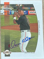 Moises Alou Signed 2005 Donruss Team Heroes Baseball Card - San Francisco Giants