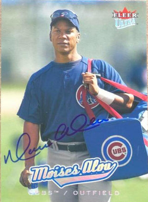 Moises Alou Signed 2005 Fleer Ultra Baseball Card - Chicago Cubs - PastPros