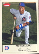 Moises Alou Signed 2005 Leaf Tradition Baseball Card - Chicago Cubs