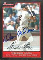 Moises Alou Signed 2006 Bowman Baseball Card - San Francisco Giants - PastPros