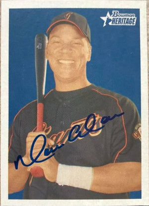 Moises Alou Signed 2006 Bowman Heritage Baseball Card - San Francisco Giants