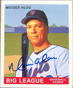 Moises Alou Signed 2007 Upper Deck Goudey Baseball Card - New York Mets