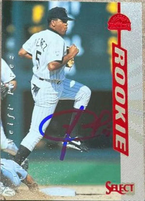 Neifi Perez Signed 1997 Score Select Baseball Card - Colorado Rockies