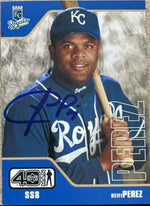 Neifi Perez Signed 2002 Upper Deck 40-Man Baseball Card - Kansas City Royals