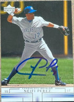 Neifi Perez Signed 2002 Upper Deck Baseball Card - Kansas City Royals