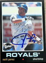 Neifi Perez Signed 2002 Upper Deck Vintage Baseball Card - Kansas City Royals - PastPros