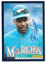 Nigel Wilson Signed 1994 Score Baseball Card - Florida Marlins - PastPros