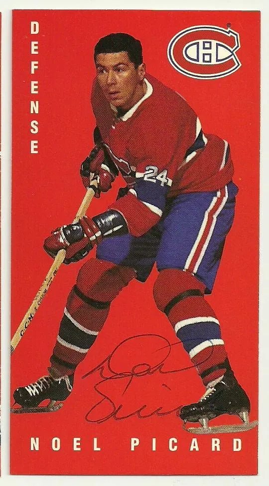 Noel Picard Signed 1994-95 Parkhurst Tall Boys Hockey Card - Montreal Canadiens