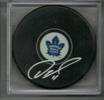 Owen Nolan Signed Hockey Puck - Toronto Maple Leafs