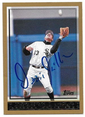 Ozzie Guillen Signed 1998 Topps Baseball Card - Chicago White Sox - PastPros