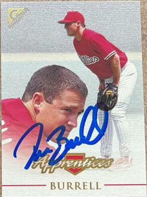 Pat Burrell Signed 1999 Topps Gallery Baseball Card - Philadelphia Phillies - PastPros